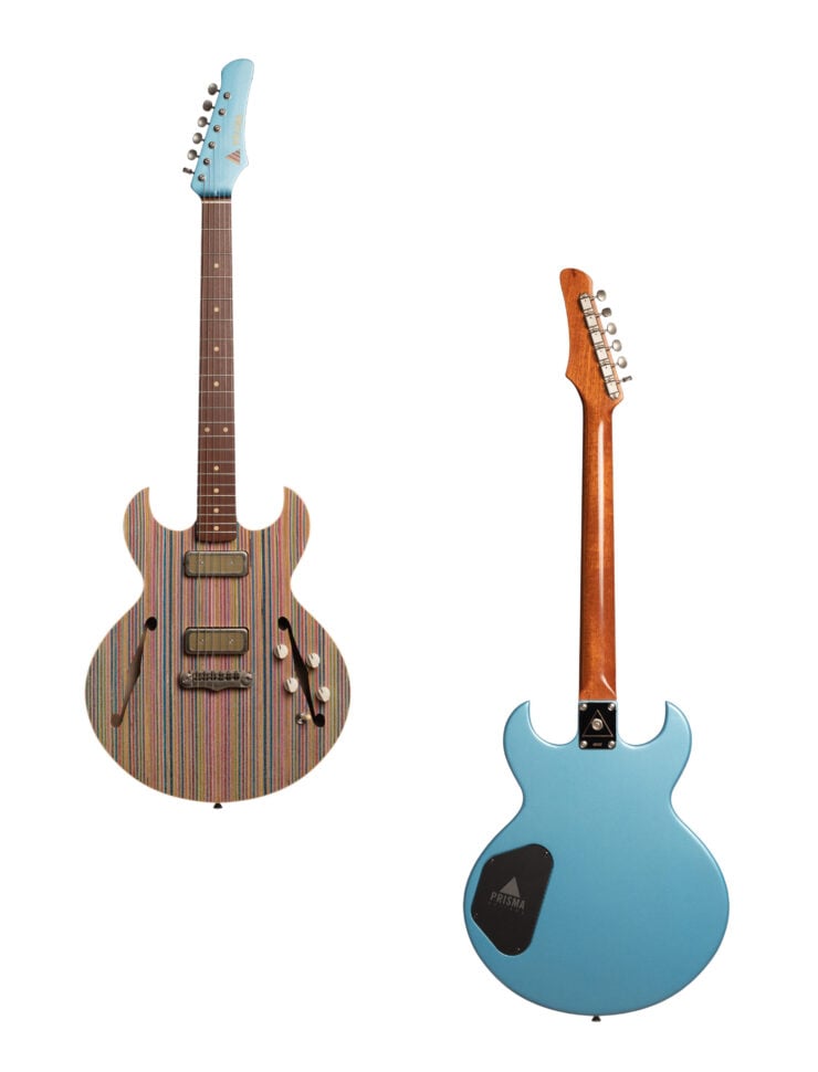 Skateboard Deck 120 Diavolo Electric Guitar Prisma