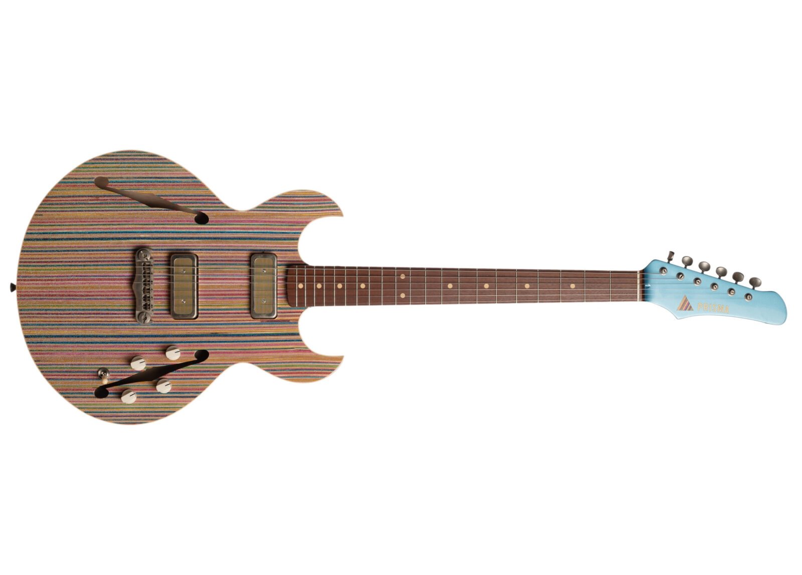 Skateboard Deck 120 Diavolo Electric Prisma Guitars