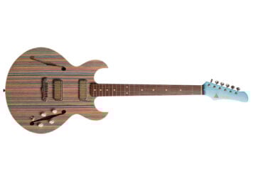Skateboard Deck 120 Diavolo Electric Prisma Guitars