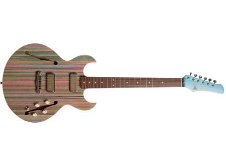Skateboard Deck 120 Diavolo Electric Prisma Guitars