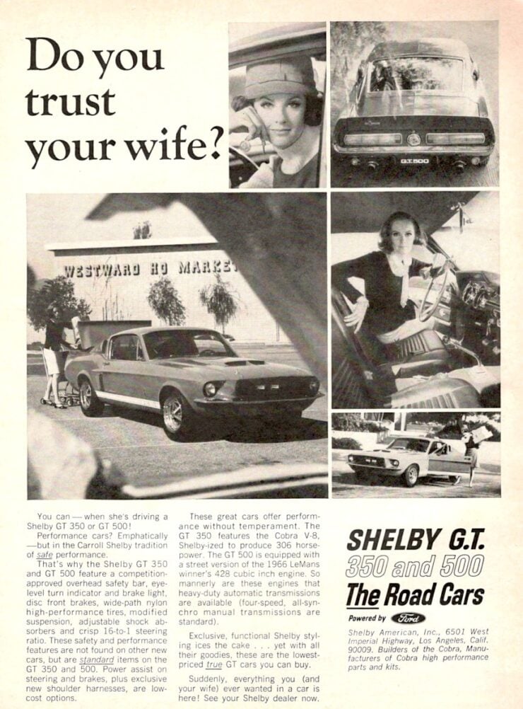 Vintage Shelby Ad