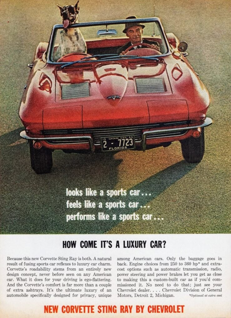 1963 Corvette Vintage Ad