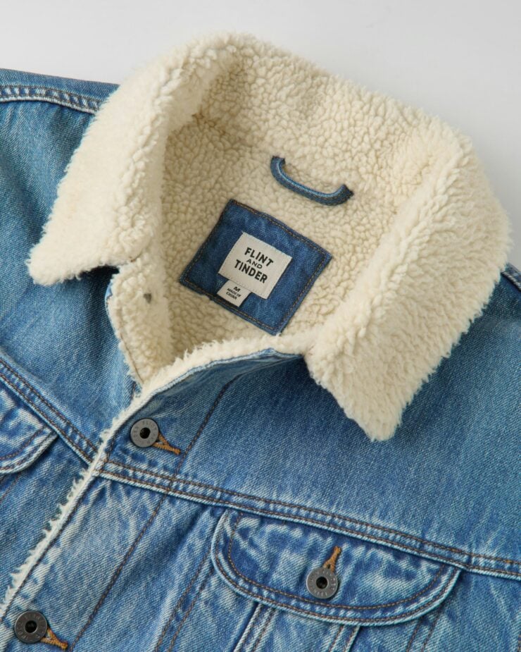 Flint and Tinder Sherpa-Lined Trucker Jacket 3