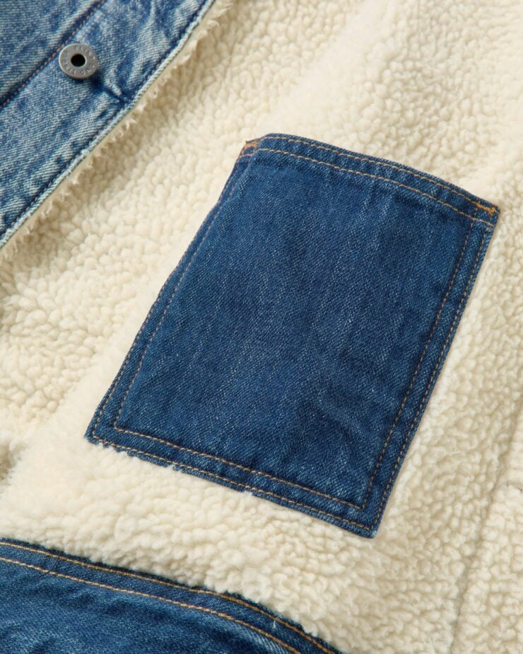 Flint and Tinder Sherpa-Lined Trucker Jacket 6