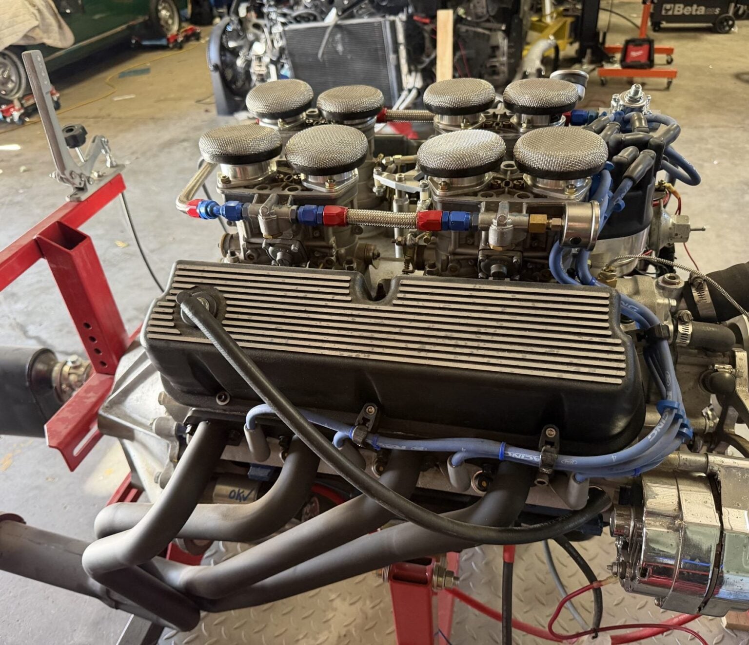 For Sale: A Ford 331 Stroker V8 With A Weber Eight-Stack