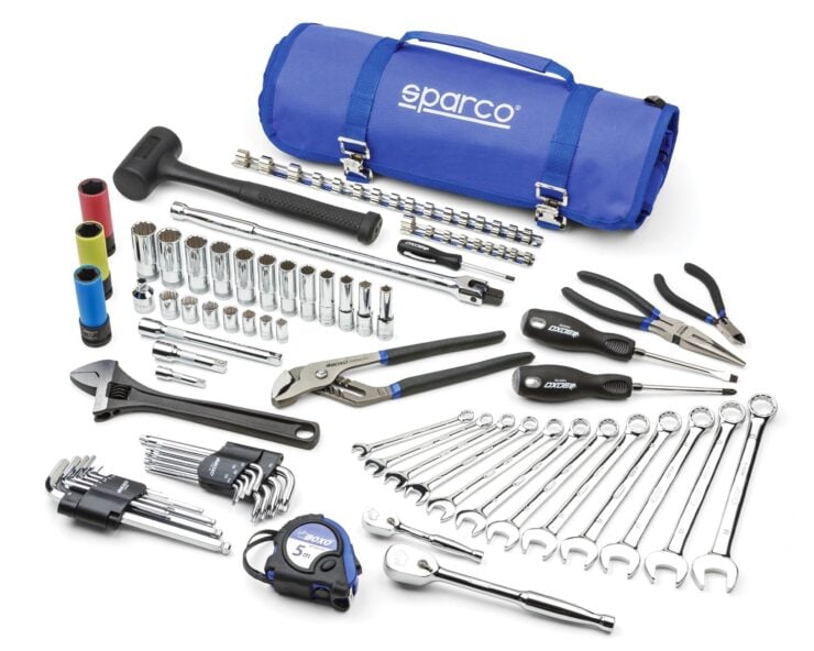 The Sparco Trackside Tool Roll
