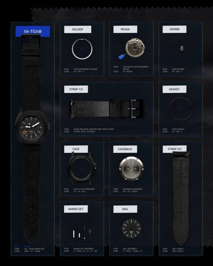 Todd Snyder x Unimatic Modello Quattro U4 GMT 12