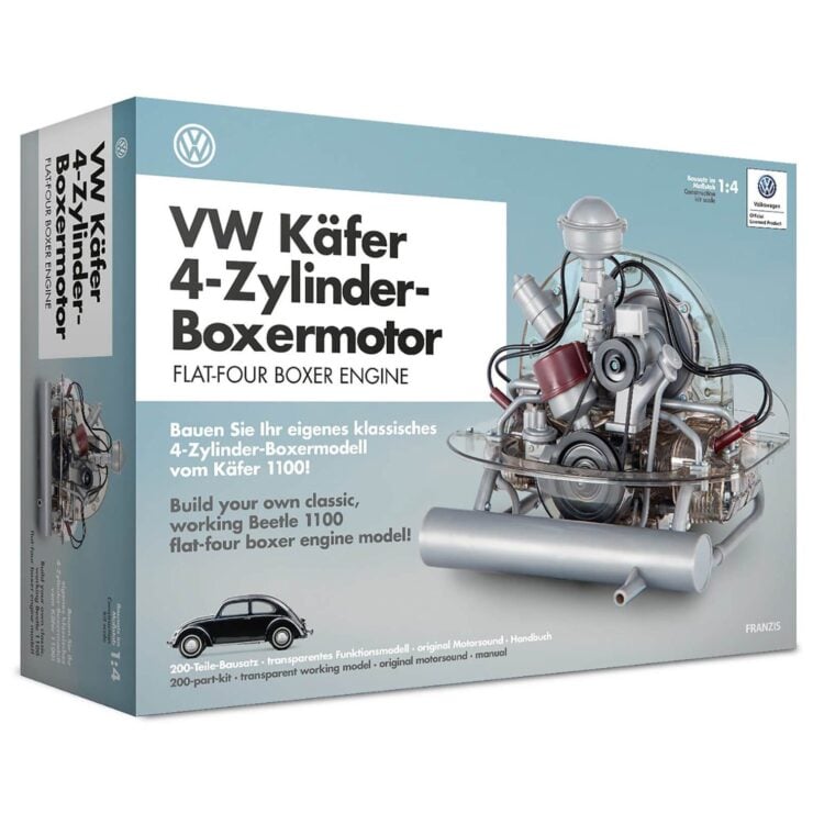 VW Beetle Flat-Four Engine Model Kit 7
