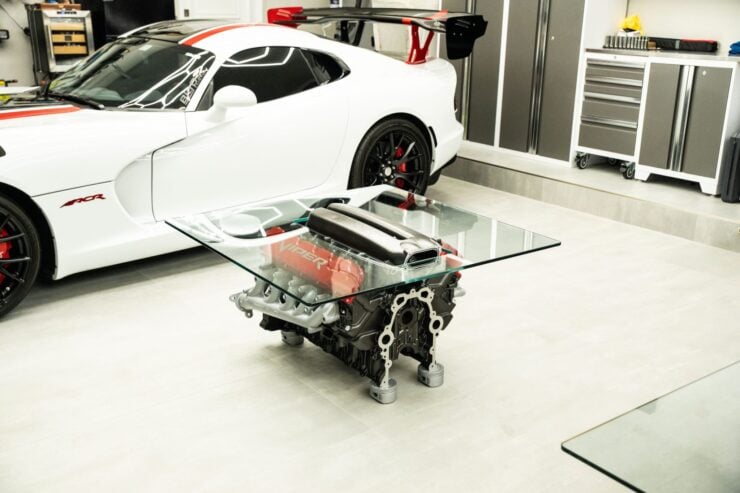 Dodge Viper V10 Engine Coffee Table 2