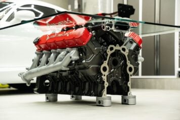 Dodge Viper V10 Engine Coffee Table
