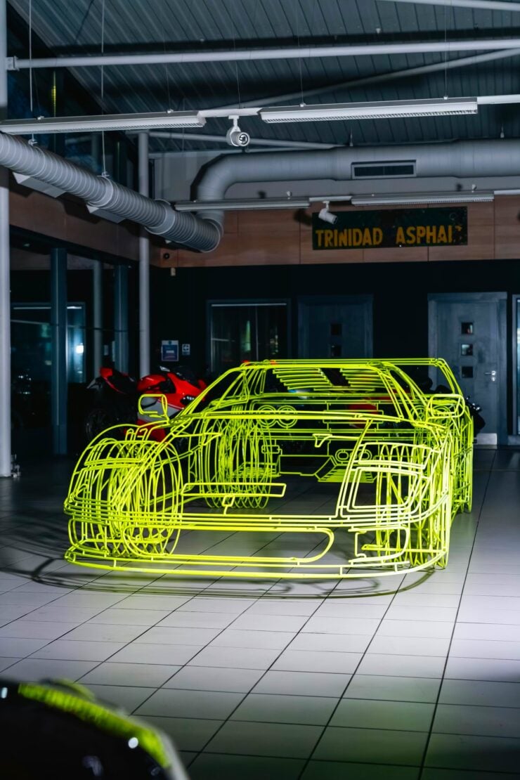 Ferrari F40 Sculpture By Benedict Radcliffe 3