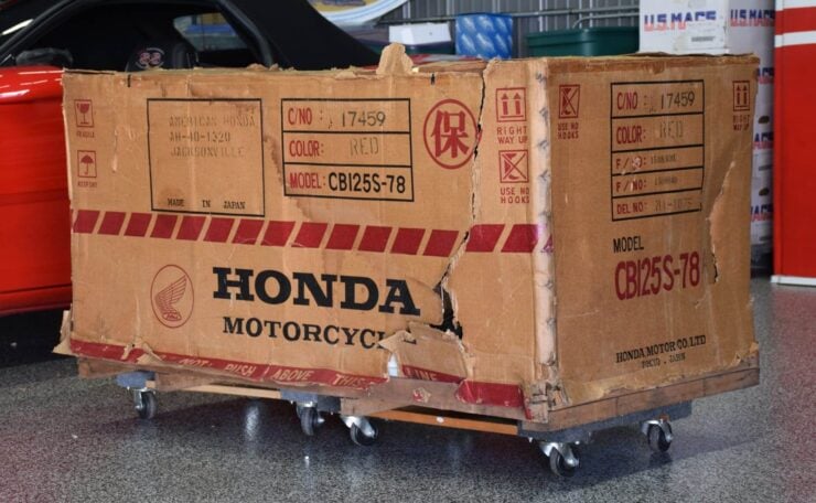 Honda CB125 In Crate 2