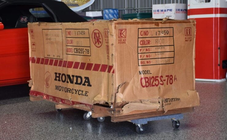 Honda CB125 In Crate 9