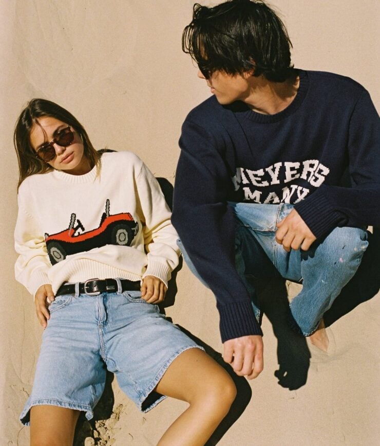 Meyers Manx Knitted Old Red Buggy Sweater 4