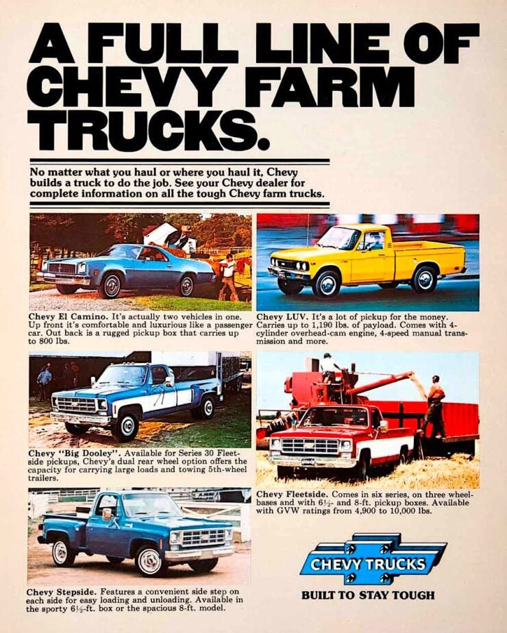 Chevrolet LUV Pickup Truck Ad
