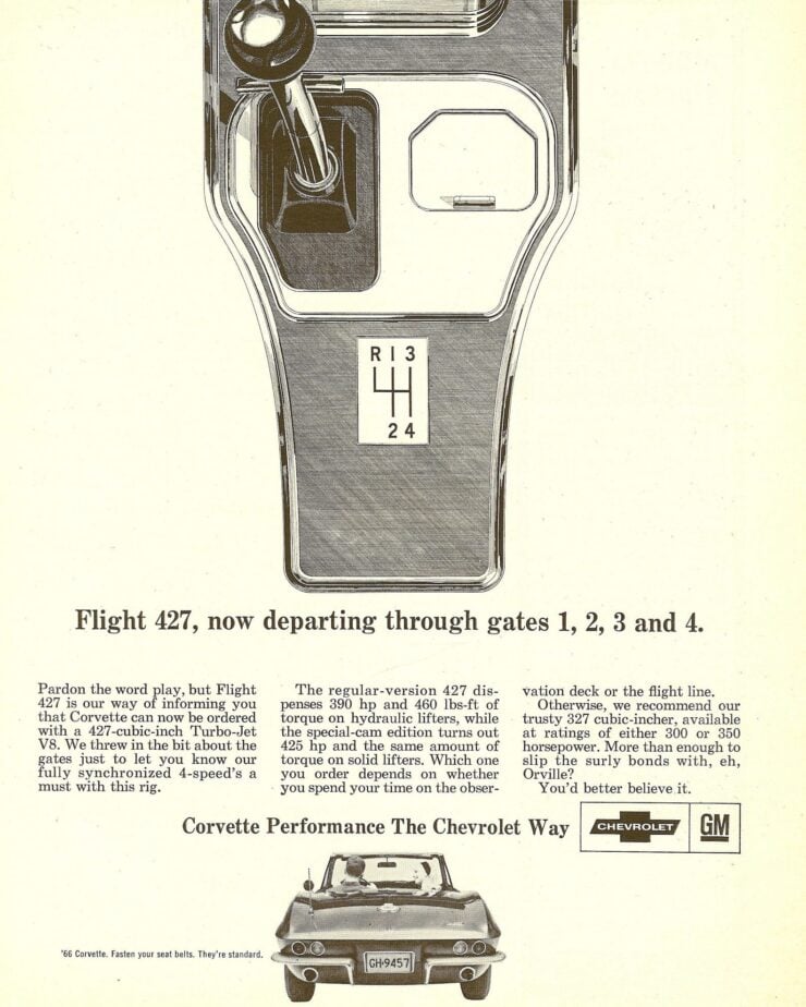 Corvette L72 427 Advertisement