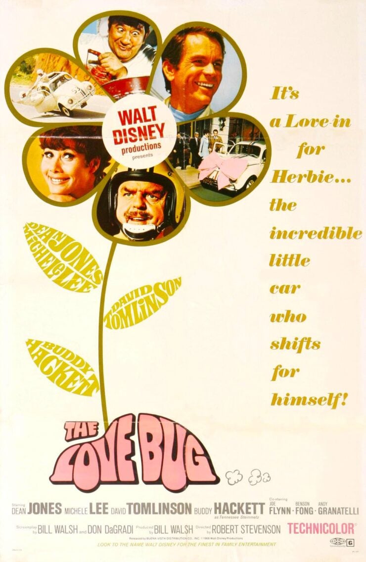 Herbie The Love Bug Vintage Movie Poster