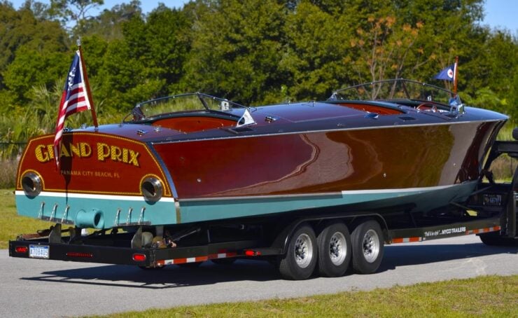 Hugh Saint Grand Prix Mahogany Runabout 14