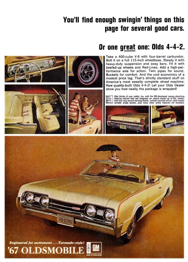 Oldsmobile 442 Vintage Ad