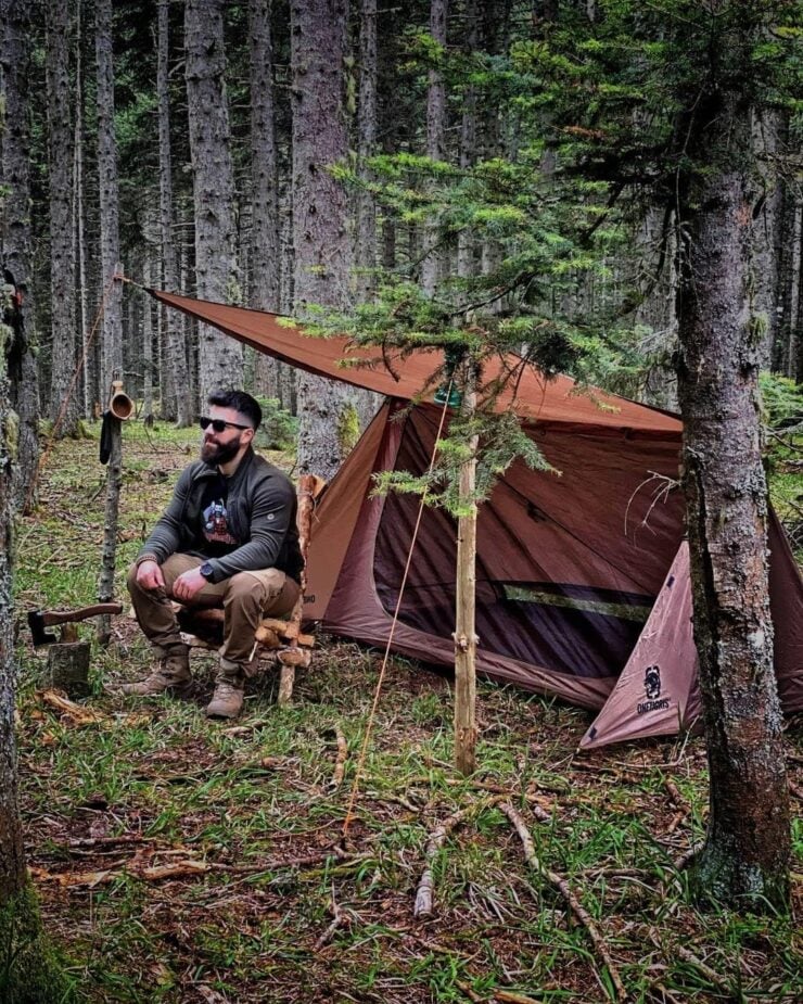 OneTigris Backwoods Bungalow Bushcraft Shelter 2 4