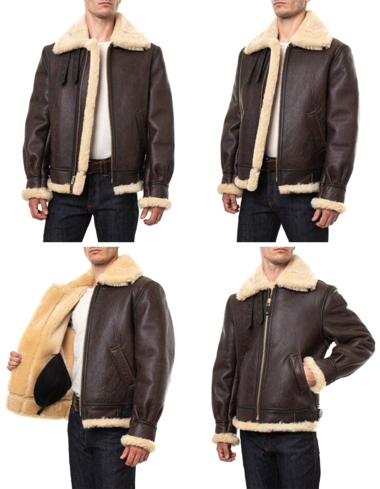 Schott B-3 Sheepskin Bomber Jacket 1
