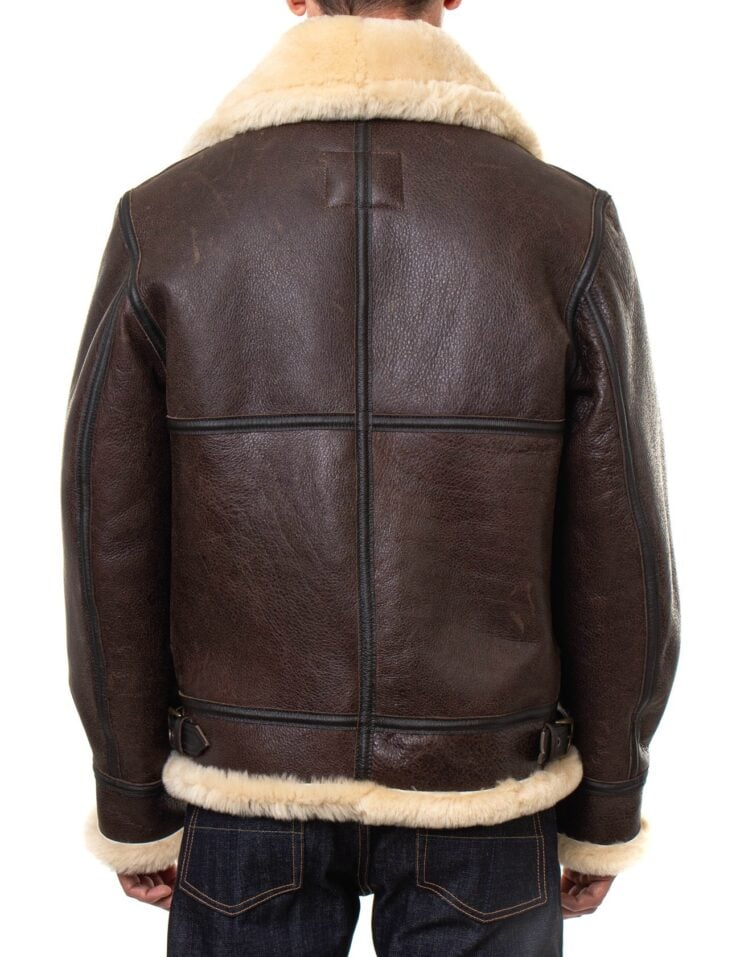 Schott B-3 Sheepskin Bomber Jacket 9