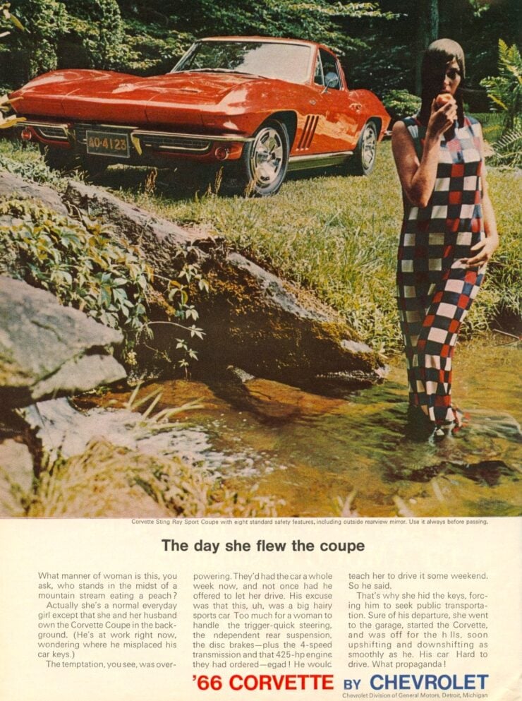 Vintage Corvette Ad