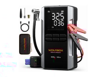 Wolfbox Jump Starter + Tire Inflator