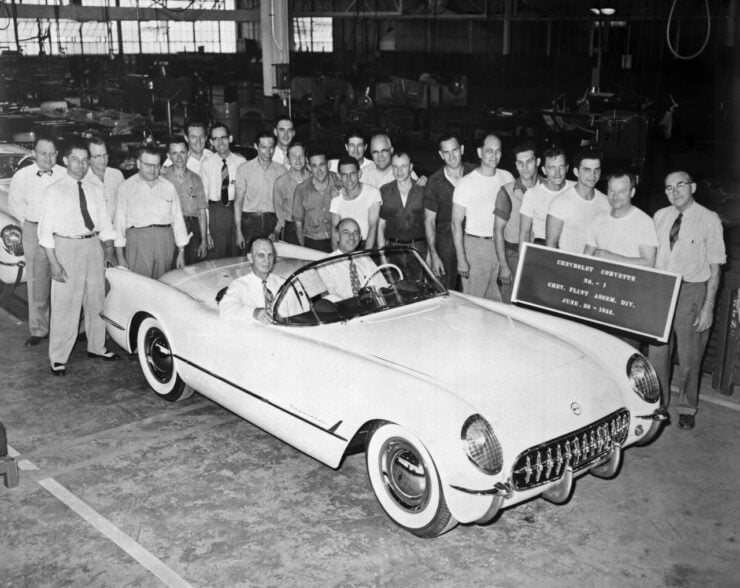 first production Corvette, built in Flint Michigan June 30 1953