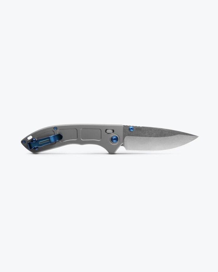 Benchmade 748 Narrows Titanium Drop Point Folding Knife 2