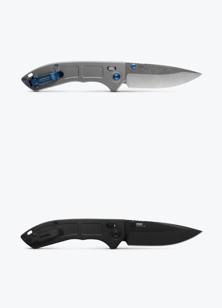 Benchmade 748 Narrows Titanium Drop Point Folding Knife 21