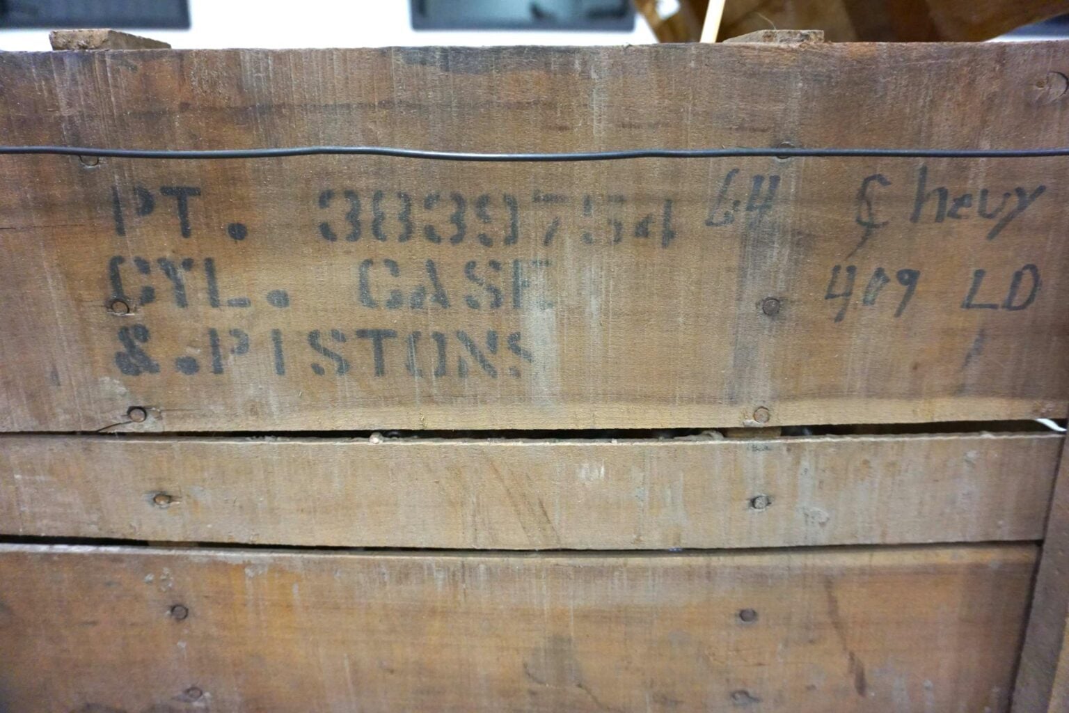 62 Years In The Factory Crate! A Chevrolet 409 V8 Short Block