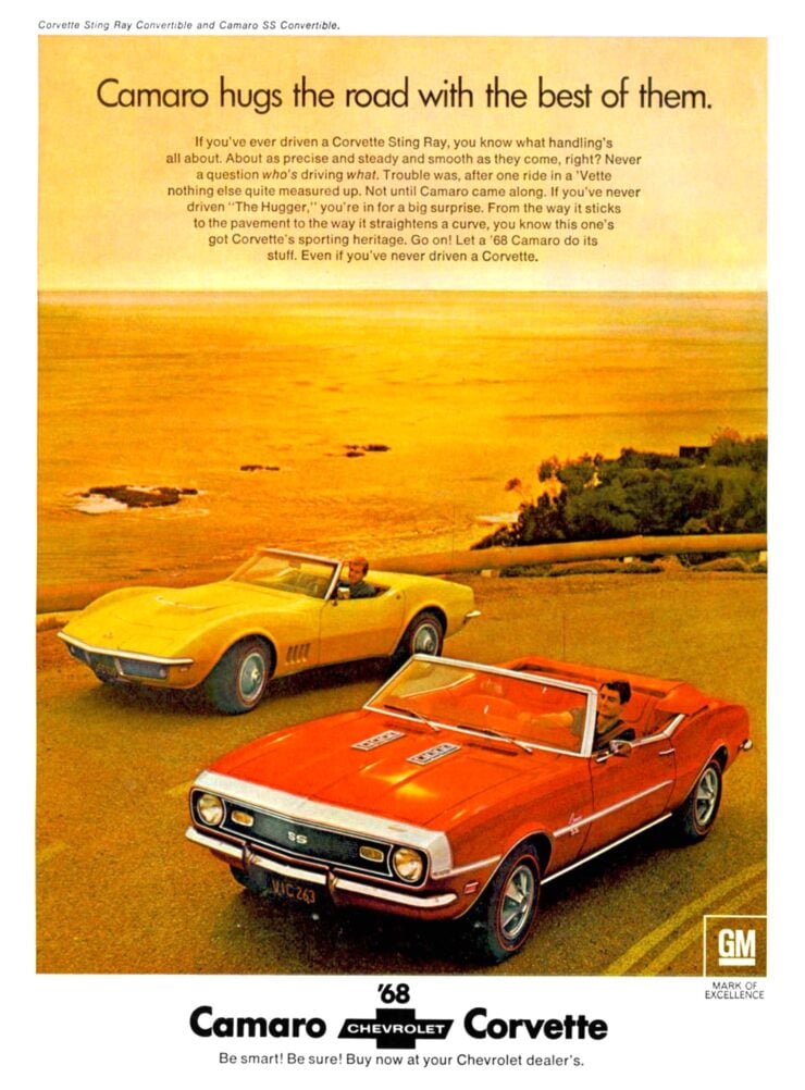 Chevrolet Camaro Vintage Ad 2