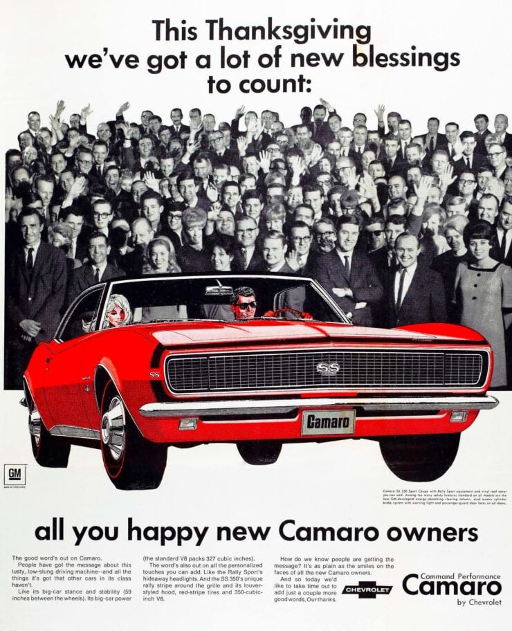 Chevrolet Camaro Vintage Ad