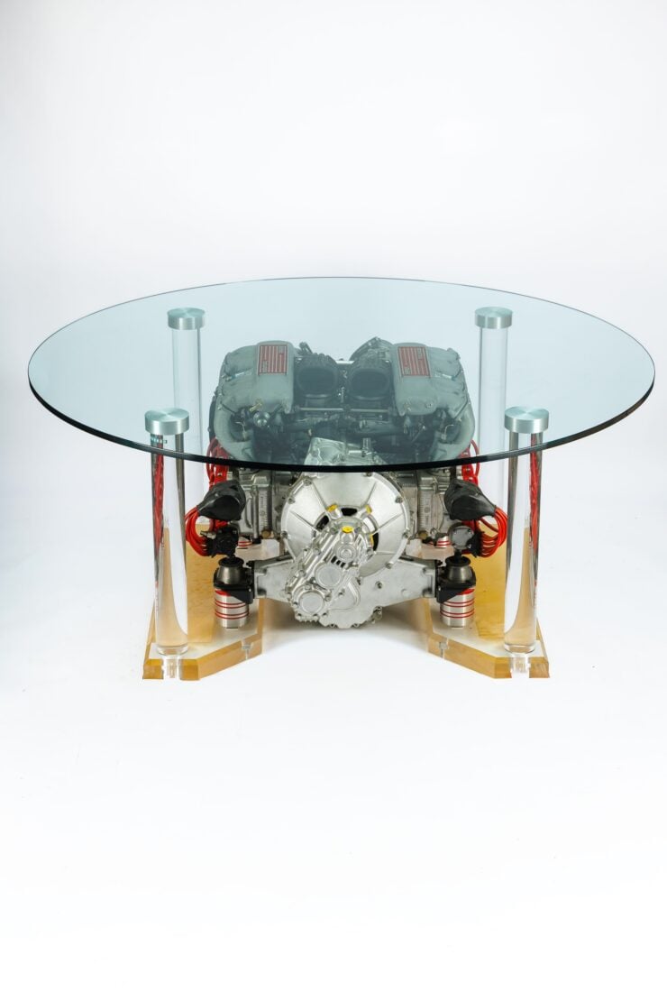 Ferrari Testarossa Glass Coffee Table 11