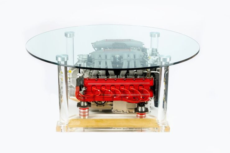 Ferrari Testarossa Glass Coffee Table 15