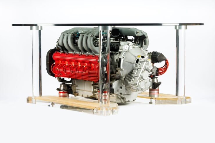 Ferrari Testarossa Glass Coffee Table 2