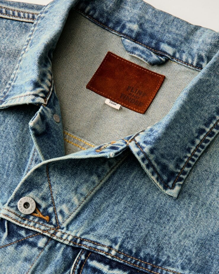 Flint and Tinder Selvedge Denim Trucker Jacket 2