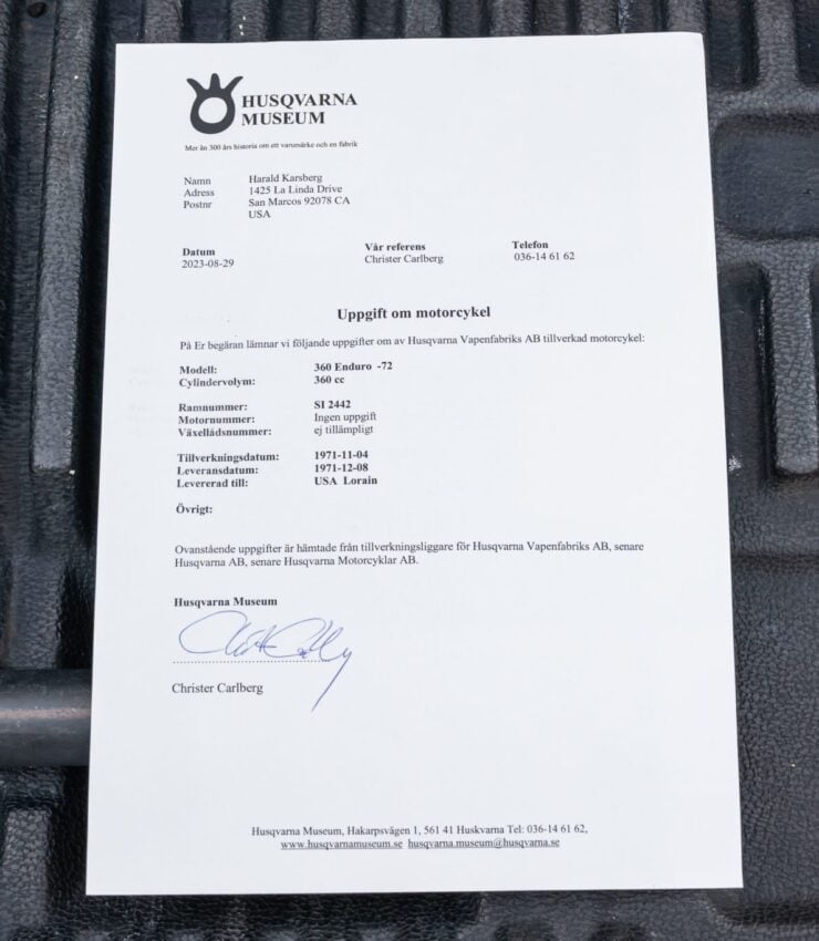 Husqvarna 360C Enduro 24