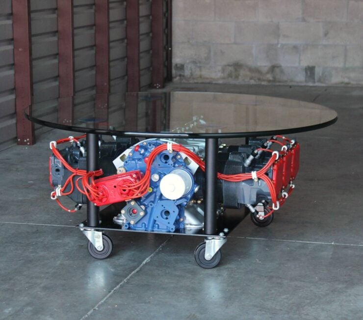 Lycoming O-540 Aircraft Engine Coffee Table 10