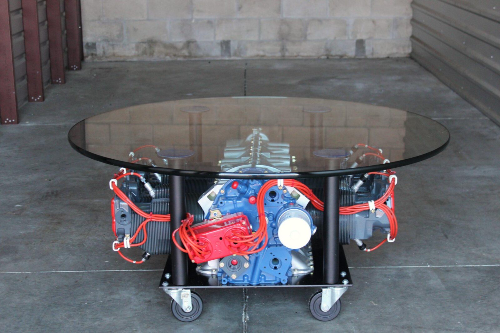 8.9 Liter Flat Six! A Lycoming O-540 Aircraft Engine Coffee Table