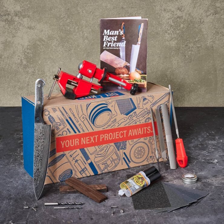 Man Crates Chef Knife Making Kit 3