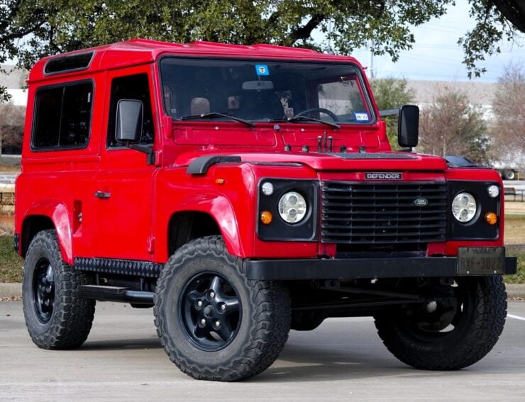 Mercedes Diesel-Swapped Land Rover Defender 90 1