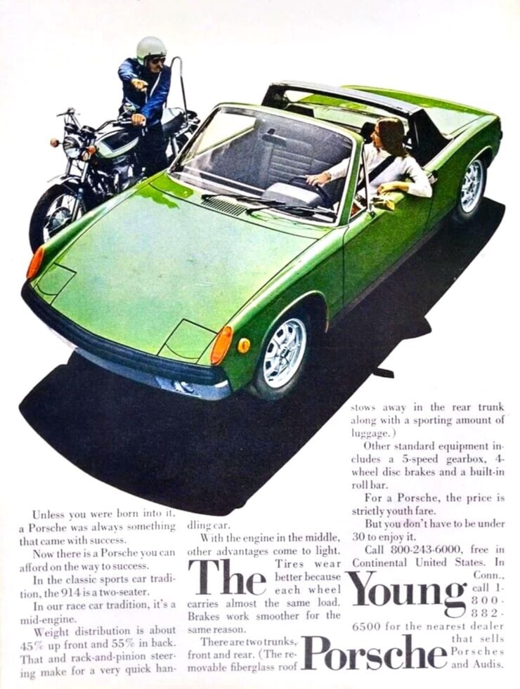 Porsche 914 Vintage Ad