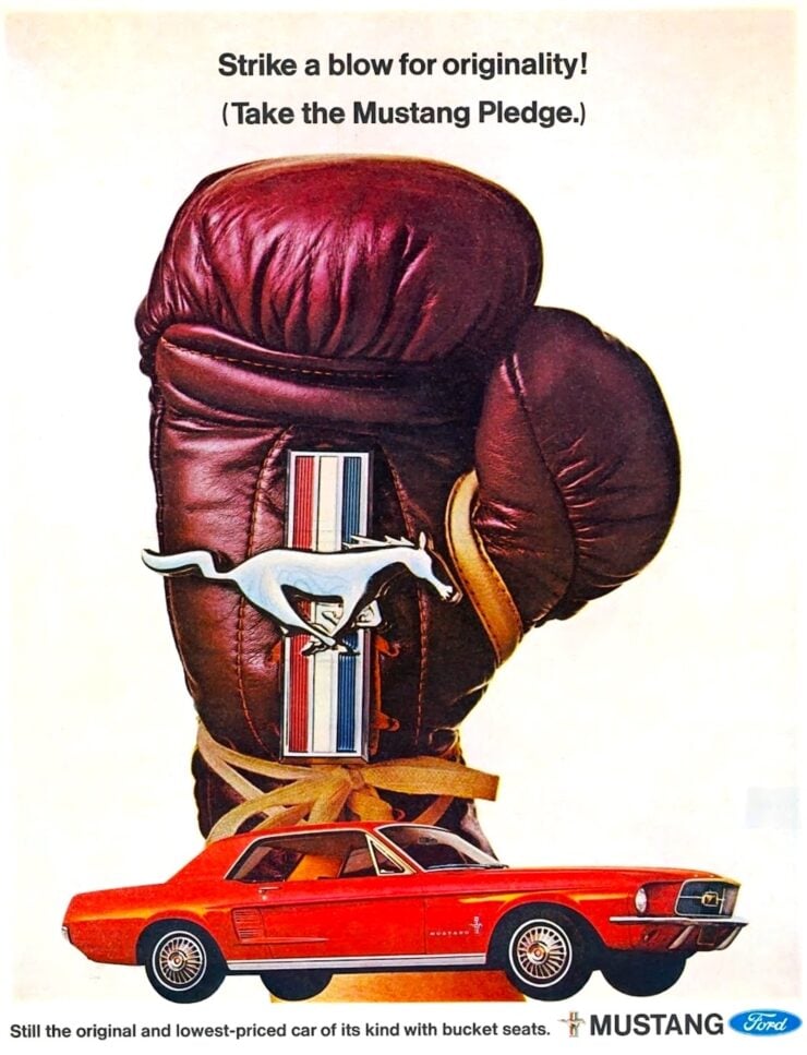 Vintage Ford Mustang Ad 1