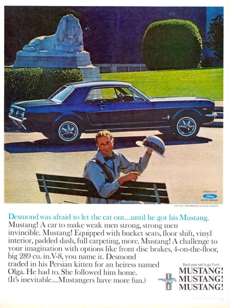Vintage Ford Mustang Ad 2