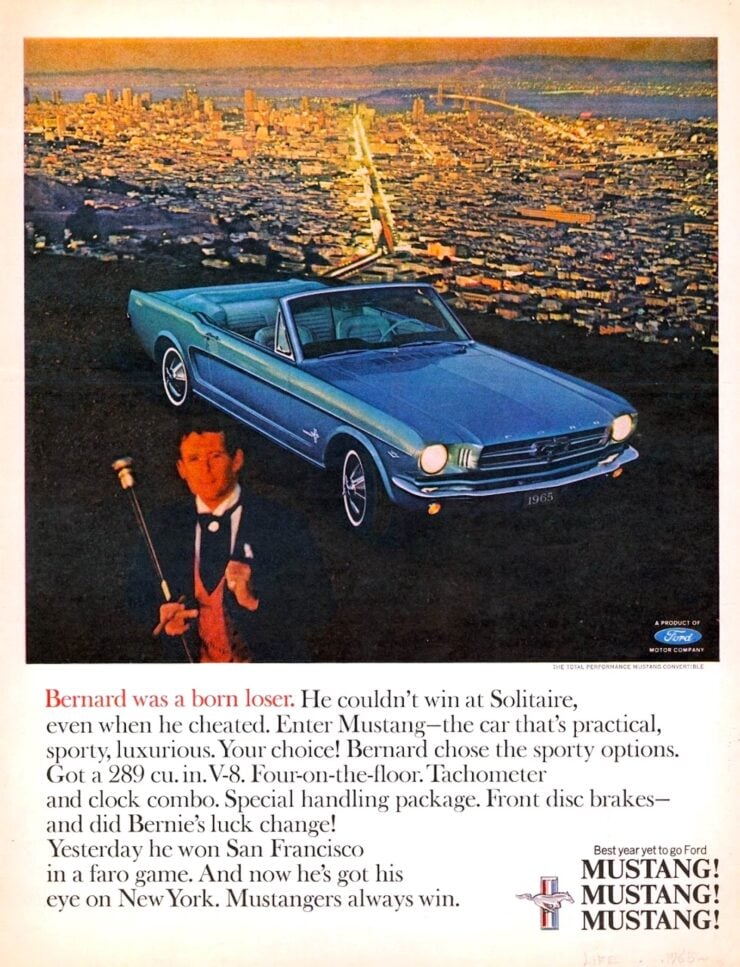 Vintage Ford Mustang Ad 3