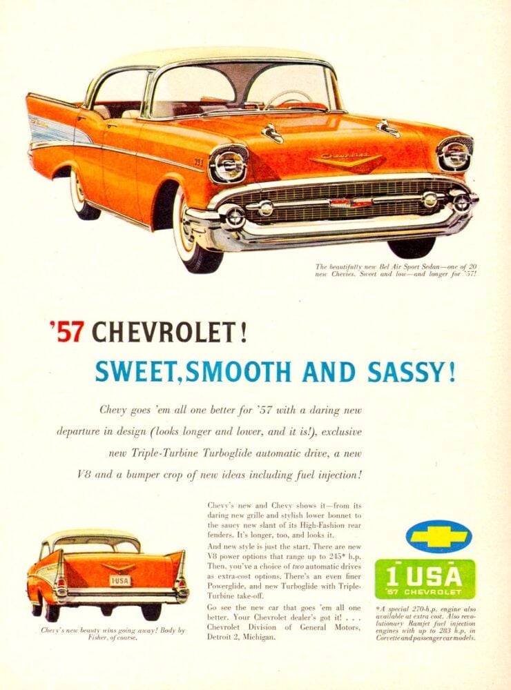 1957 Chevrolet Ad