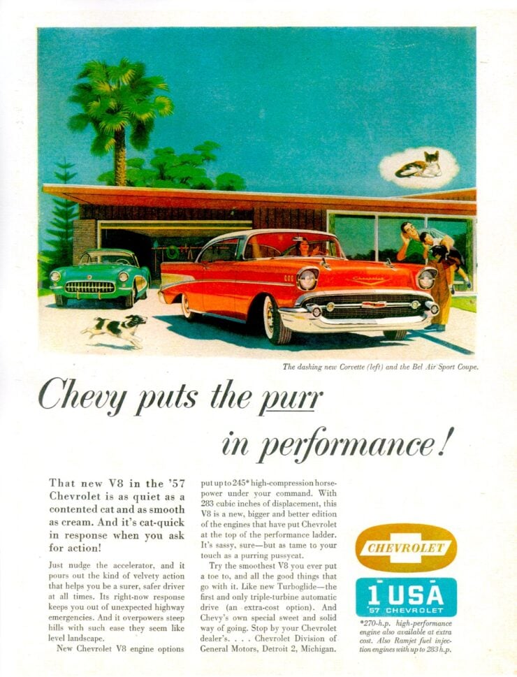 1957 Chevrolet Vintage Ad