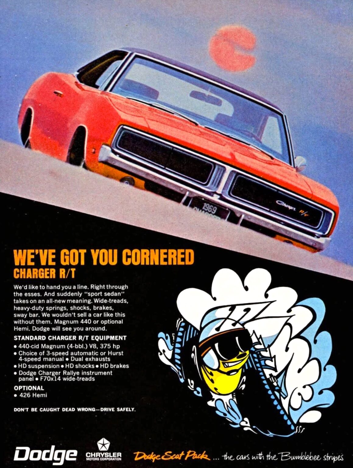 American Muscle Car Icon: The 375 BHP 1968 Dodge Charger R/T